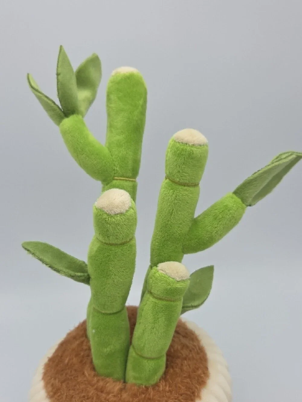 Russ Jazwares Greenhouse Bamboo Plant Plush Planter NWTs